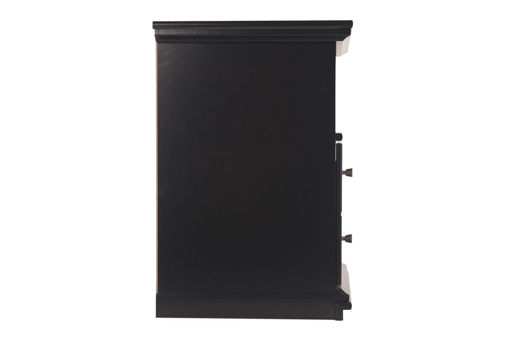 Maribel Black One Drawer Nightstand - B138-91 - Gate Furniture