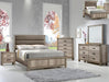 Matteo Light Brown Panel Bedroom Set - Gate Furniture