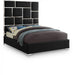 Milan Vegan Leather King Bed Black - MilanBlack-K