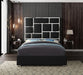 Milan Vegan Leather King Bed Black - MilanBlack-K