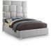 Milan Vegan Leather King Bed White - MilanWhite-K