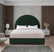 Milo Boucle Fabric Full Bed Green - MiloGreen-F