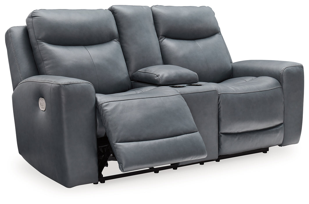 Mindanao Power Reclining Loveseat with Console - U5950418