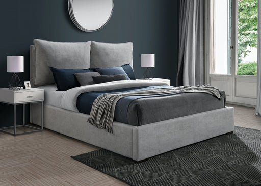 Misha Fabric Full Bed (3 Boxes) Grey - MishaGrey-F