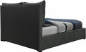 Misha Fabric Queen Bed (3 Boxes) Black - MishaBlack-Q