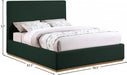 Monaco Boucle Fabric Full Bed Green - MonacoGreen-F