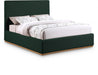 Monaco Boucle Fabric Full Bed Green - MonacoGreen-F