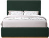 Monaco Boucle Fabric King Bed Green - MonacoGreen-K