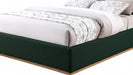 Monaco Boucle Fabric King Bed Green - MonacoGreen-K