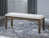 Moriville Beige Dining Bench - D631-00 - Gate Furniture