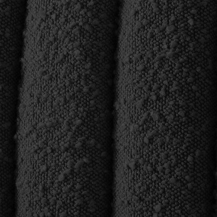 Nash Boucle Fabric Full Bed Black - NashBlack-F