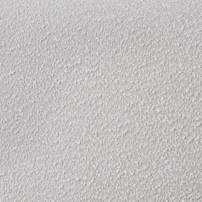 Nash Boucle Fabric Full Bed Cream - NashCream-F