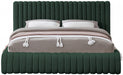 Nash Boucle Fabric Full Bed Green - NashGreen-F