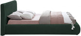 Nash Boucle Fabric King Bed Green - NashGreen-K