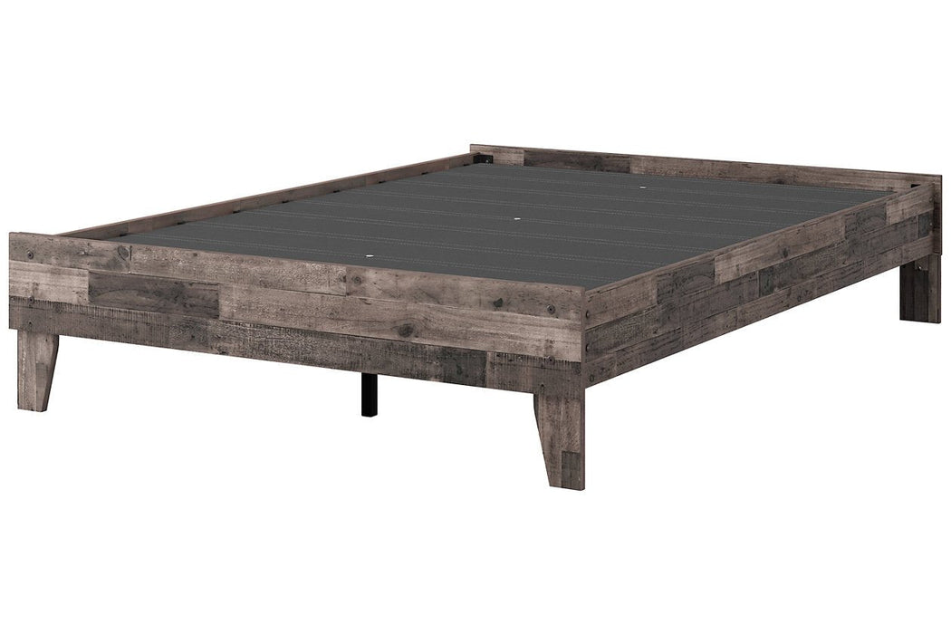 Neilsville Multi Gray Full Platform Bed - EB2120-112 - Gate Furniture