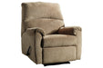 Nerviano Mocha Recliner - 1080129 - Gate Furniture