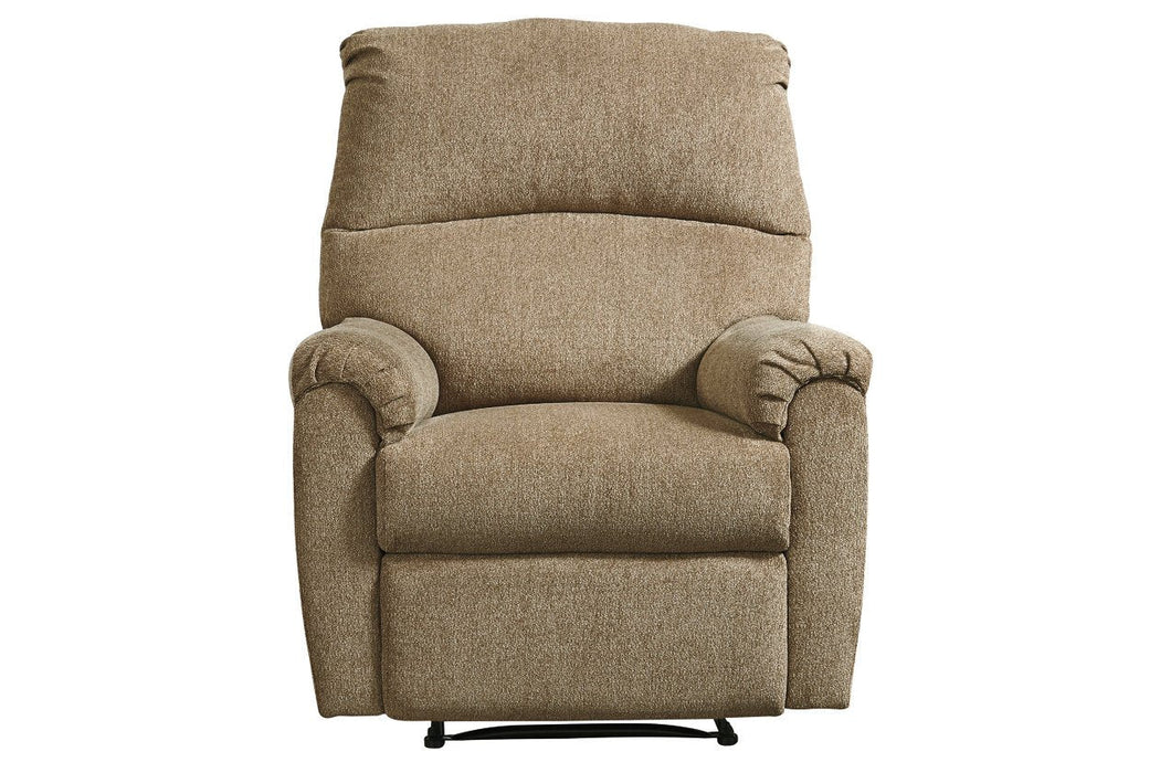 Nerviano Mocha Recliner - 1080129 - Gate Furniture