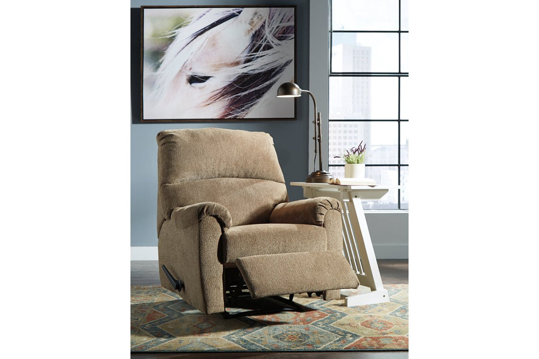 Nerviano Mocha Recliner - 1080129 - Gate Furniture