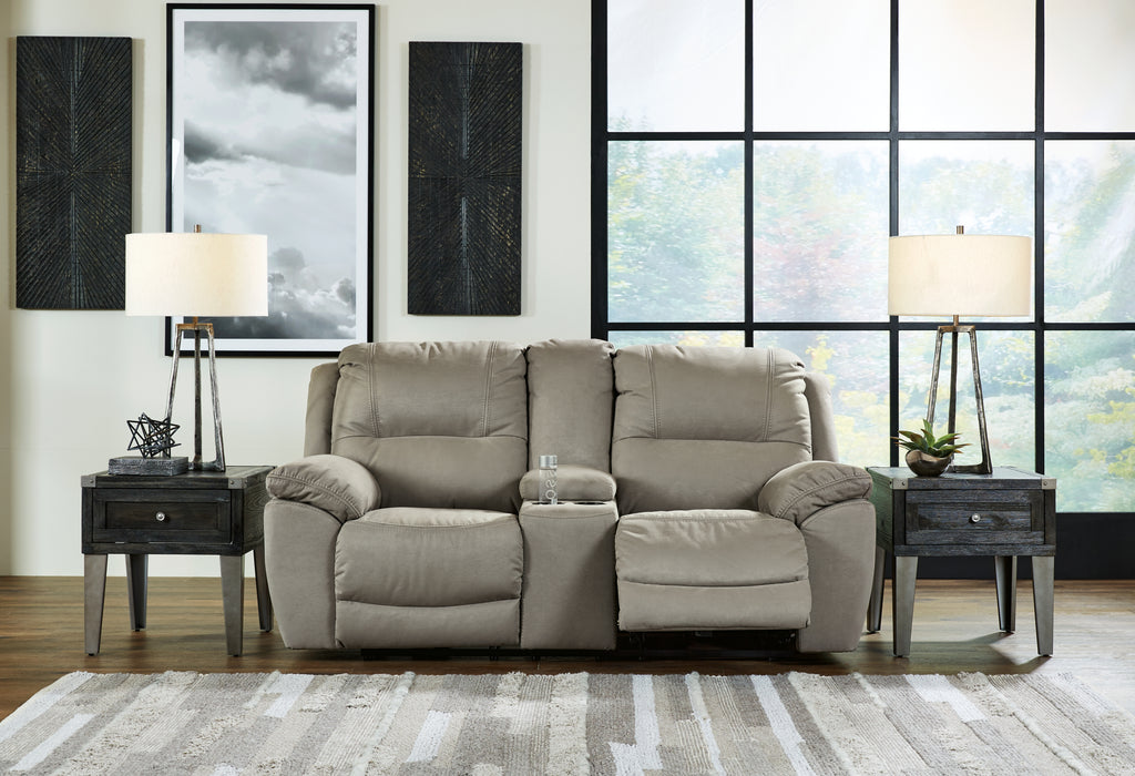 Next-Gen Gaucho Reclining Loveseat with Console - 5420394 - Gate Furniture