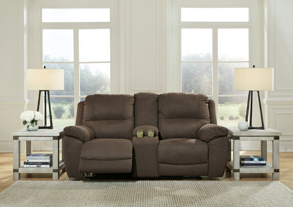 Next-Gen Gaucho Reclining Loveseat with Console - 5420494 - Gate Furniture