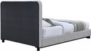 Nolita Linen Textured Fabric King Bed Grey - B1202Grey-K