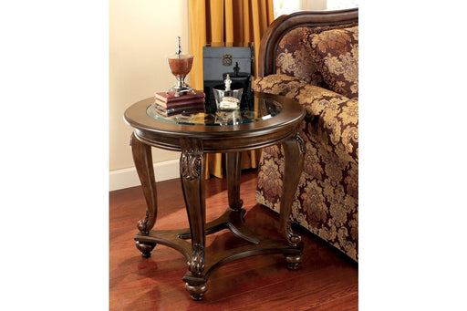 Norcastle Dark Brown End Table - T499-6 - Gate Furniture