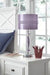 Nyssa Purple Table Lamp - L801524 - Gate Furniture