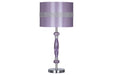 Nyssa Purple Table Lamp - L801524 - Gate Furniture