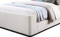 Oliver Boucle Fabric Full Bed (3 Boxes) Cream - OliverCream-F