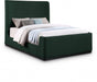 Oliver Boucle Fabric Full Bed (3 Boxes) Green - OliverGreen-F