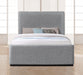 Oliver Boucle Fabric King Bed (3 Boxes) Grey - OliverGrey-K