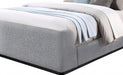 Oliver Boucle Fabric King Bed (3 Boxes) Grey - OliverGrey-K