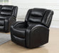 Oniks Black Recliner - U9400R - Gate Furniture