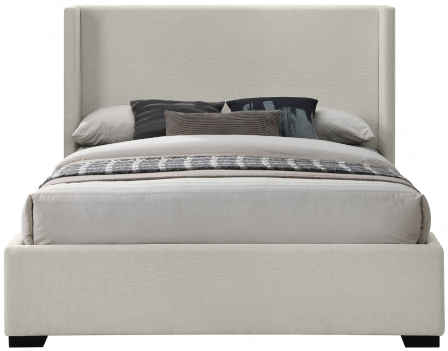 Oxford Linen Textured Full Bed (3 Boxes) Beige - OxfordBeige-F