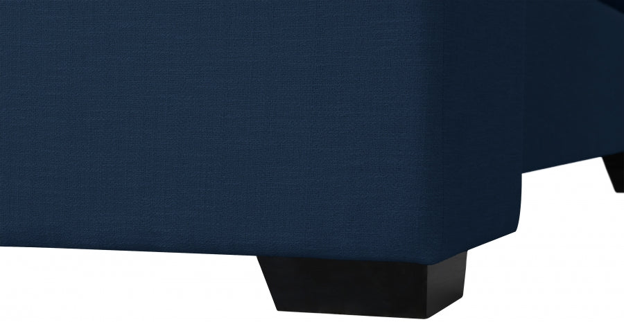 Oxford Linen Textured King Bed (3 Boxes) Blue - OxfordNavy-K