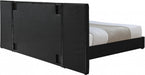 Pablo Velvet King Bed Black - PabloBlack-K