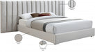 Pablo Velvet King Bed Cream - PabloCream-K