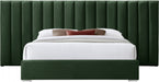 Pablo Velvet King Bed Green - PabloGreen-K