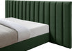 Pablo Velvet King Bed Green - PabloGreen-K