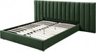 Pablo Velvet King Bed Green - PabloGreen-K