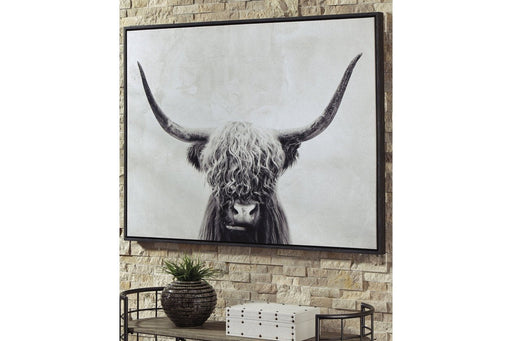 Pancho Black/White Wall Art - A8000258 - Gate Furniture