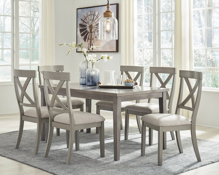 Parellen Gray Dining Room Set - Gate Furniture