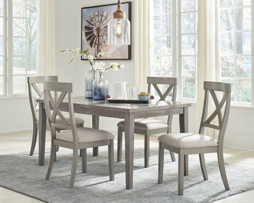 Parellen Gray Dining Room Set - Gate Furniture