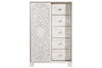 Paxberry Whitewash Dressing Chest - B181-48 - Gate Furniture