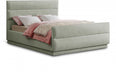 Paxton Chenille Fabric King Bed (3 Boxes) Mint - PaxtonMint-K