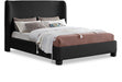 Penny Boucle Fabric Full Bed Black - B1206Black-F