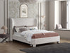 Penny Boucle Fabric King Bed Cream - B1206Cream-K