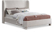 Penny Boucle Fabric King Bed Cream - B1206Cream-K