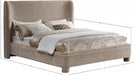 Penny Chenille Fabric King Bed Beige - B1207Beige-K