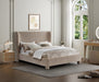 Penny Chenille Fabric King Bed Beige - B1207Beige-K